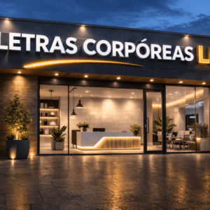 Letras corpóreas LED