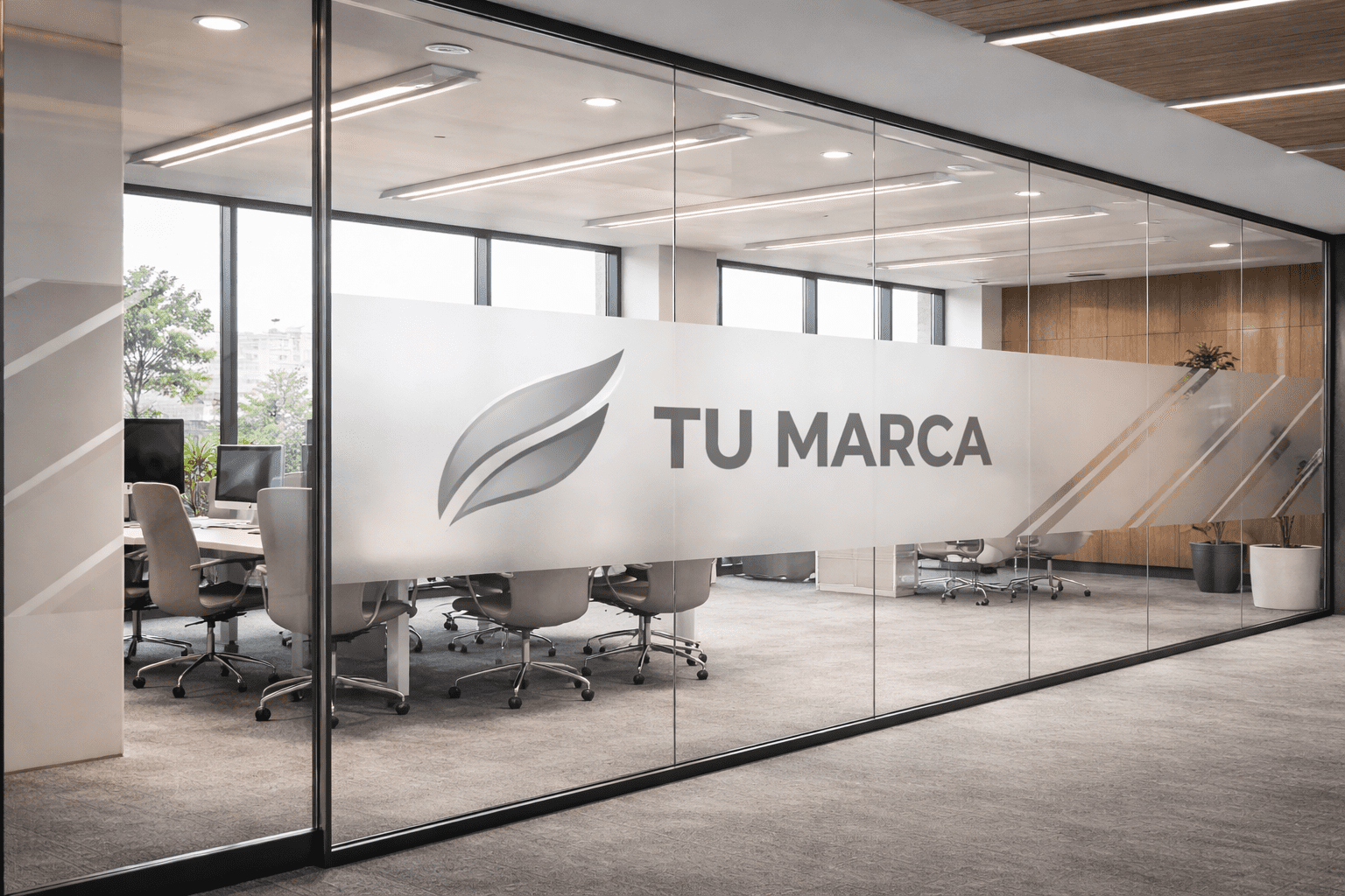 Vinilo ácido para cristales y oficinas