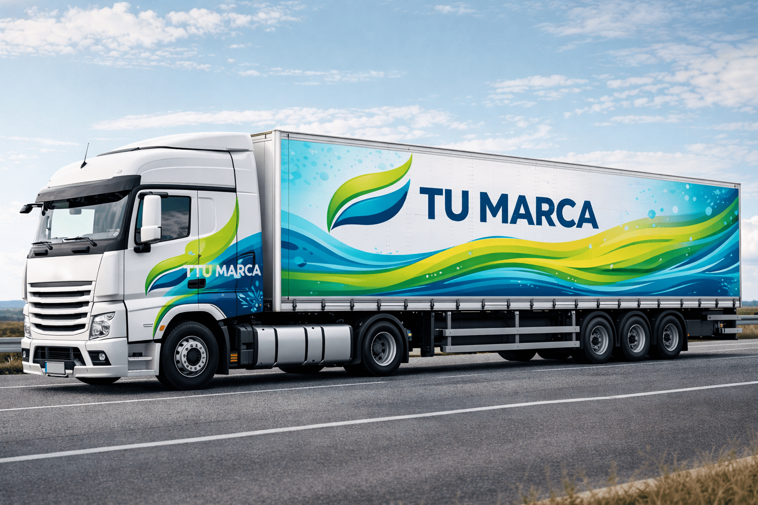 Rotulación profesional para camiones