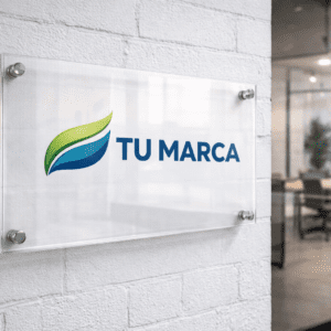 Placa corporativa para empresas y oficinas